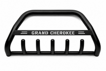 Jeep Grand Cherokee WJ 1999-2004 гг. Кенгурятник WT004 Черный (Нержавейка) фото 3