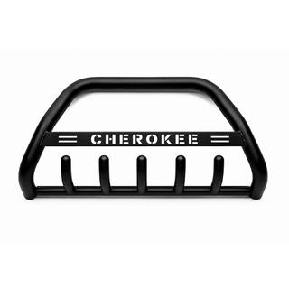 Кенгурятник WT004 Черный (Нержавейка) Jeep Grand Cherokee WJ 1999-2004 гг. фото 2