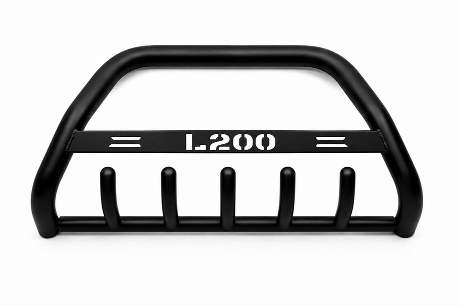 Mitsubishi L200 2015-2024 гг. Кенгурятник WT004 Черный (Нержавейка) Image