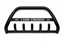 Toyota Land Cruiser Prado 150 2009-2023 гг. Кенгурятник WT004 Черный (Нержавейка) фото 1