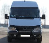 Mercedes Sprinter W901/902/903/904/905 1995–2006 гг. Кенгурятник WT003 Черный (Нержавеющая сталь) 1995-2000 фото 3