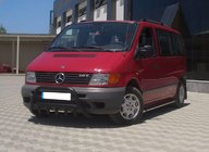 Mercedes Vito W638 1996-2003 гг. Кенгурятник WT003 Черный (Нержавеющая сталь) фото 4