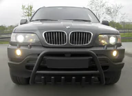 BMW X5 E53 1999–2006 гг. Кенгурятник WT003 Black (нерж) фото 2