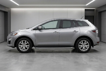 Mazda CX-7 2006-2012 гг. Боковые Подножки Tayga Grey (2 шт., Алюминий) фото 1