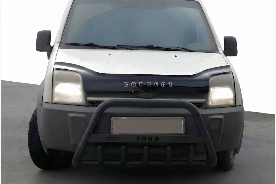 Ford Connect 2002–2006 гг. Кенгурятник WT004 Black (нерж) Image