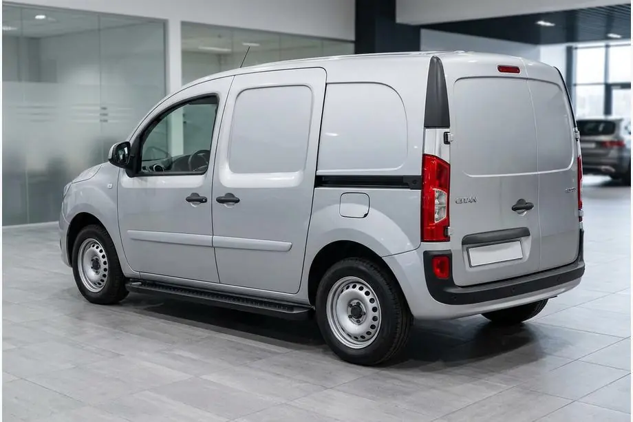 Mercedes Citan 2013-2021 гг. Боковые Подножки Allmond Black (2 шт., Алюминий) Image
