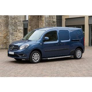Боковые пороги RedLine V1 (2 шт., алюминий) Mercedes Citan 2013-2021 гг. фото 1
