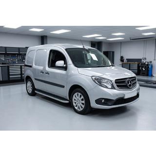 Боковые Подножки Tayga (2 шт., Алюминий) Mercedes Citan 2013-2021 гг. фото 1