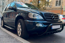 Mercedes ML W163 1997-2005 гг. Боковые Подножки Duru (2 шт., Алюминий) фото 4