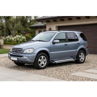 Боковые Подножки Rainbow (2 шт., Алюминий) Mercedes ML W163 1997-2005 гг. фото 1