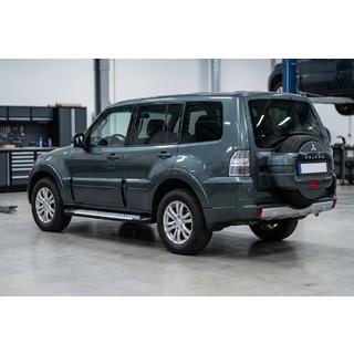 Боковые пороги X5-тип (2 шт, алюминий) Mitsubishi Pajero Wagon IV 2006-2021 гг. фото 1