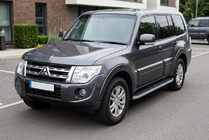Mitsubishi Pajero Wagon IV 2006-2021 гг. Боковые Подножки Tayga (2 шт., Алюминий) фото 1