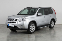 Nissan X-trail T31 2007-2014 гг. Боковые Подножки Sunrise (2 шт., Алюминий) фото 1