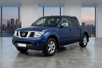 Nissan Navara 2006-2015 гг. Боковые пороги RedLine V1 (2 шт., алюминий) фото 1
