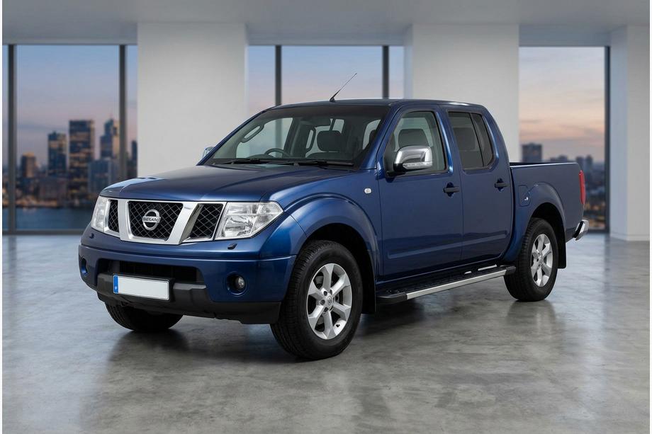 Nissan Navara 2006-2015 гг. Боковые пороги RedLine V1 (2 шт., алюминий) Image