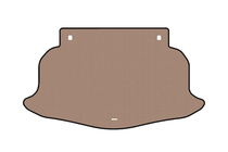 Geely Emgrand EC7 2009- гг. Резиновый коврик в багажник Carsuit (2009-2014, HB, 5-дверный, бежевый) фото 1