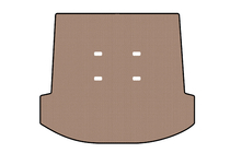 Toyota Fortuner 2006-2015 гг. Резиновый коврик в багажник Carsuit (Бежевый) фото 1