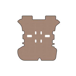 Резиновый коврик в багажник Carsuit (Бежевый) Toyota Previa 2000-2006 гг. фото 1