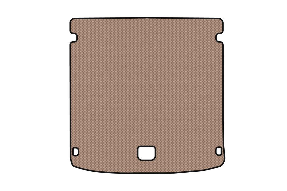 Audi A4 B7 2004-2008 гг. Резиновый коврик в багажник Carsuit V-1 (Avant, бежевый) Image