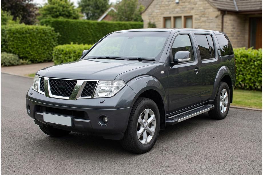 Nissan Pathfinder R51 2005-2014 гг. Боковые пороги RedLine V1 (2 шт., алюминий) Image