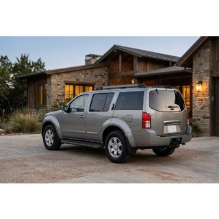 Боковые Подножки RedLine Black (2 шт., Алюминий) Nissan Pathfinder R51 2005-2014 гг. фото 1