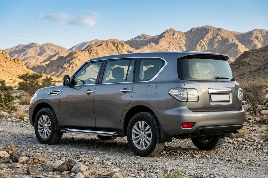 Nissan Patrol Y62 2010-2024 гг. Боковые Подножки Rainbow (2 шт., Алюминий) Image
