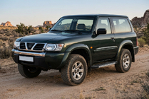 Nissan Patrol Y61 1997-2011 гг. Боковые Подножки Duru (2 шт., Алюминий) фото 1