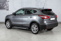 Nissan Qashqai 2014-2021 гг. Боковые пороги RedLine V1 (2 шт., алюминий) фото 1