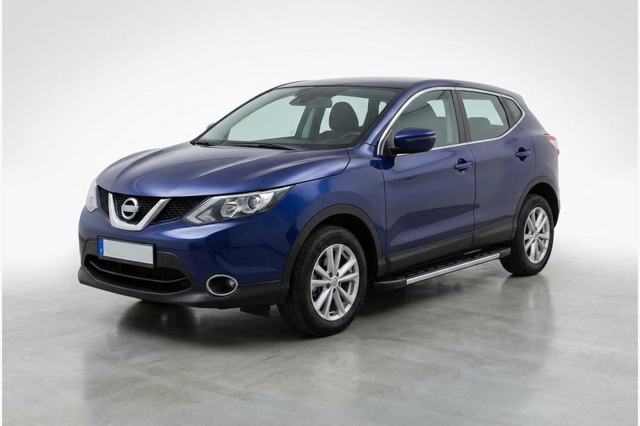 Nissan Qashqai 2014-2021 гг. Боковые Подножки Duru (2 шт., Алюминий) Image