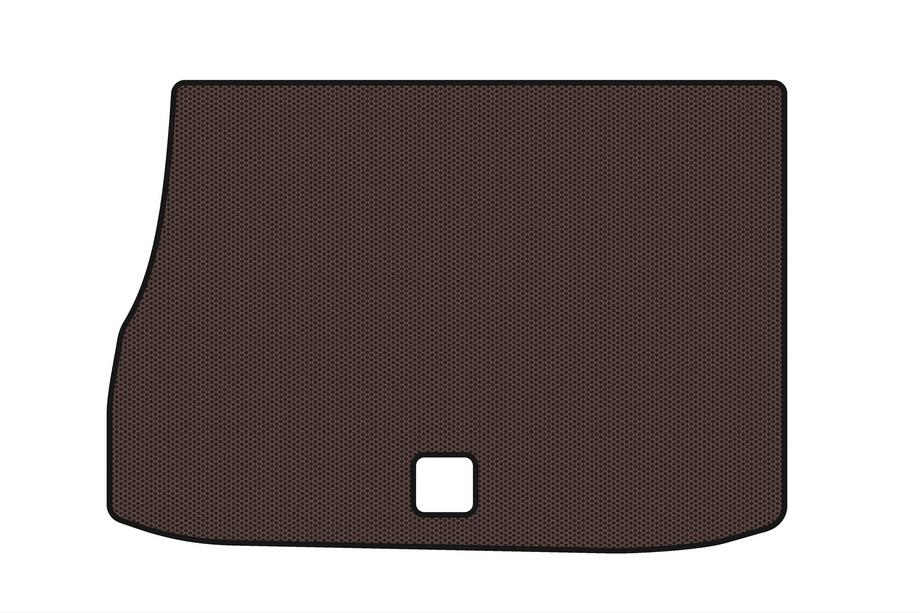 Citroen DS-5 2011-2015 гг. Резиновый коврик в багажник Carsuit (HB, Гибрид/АКПП, коричневый) Image