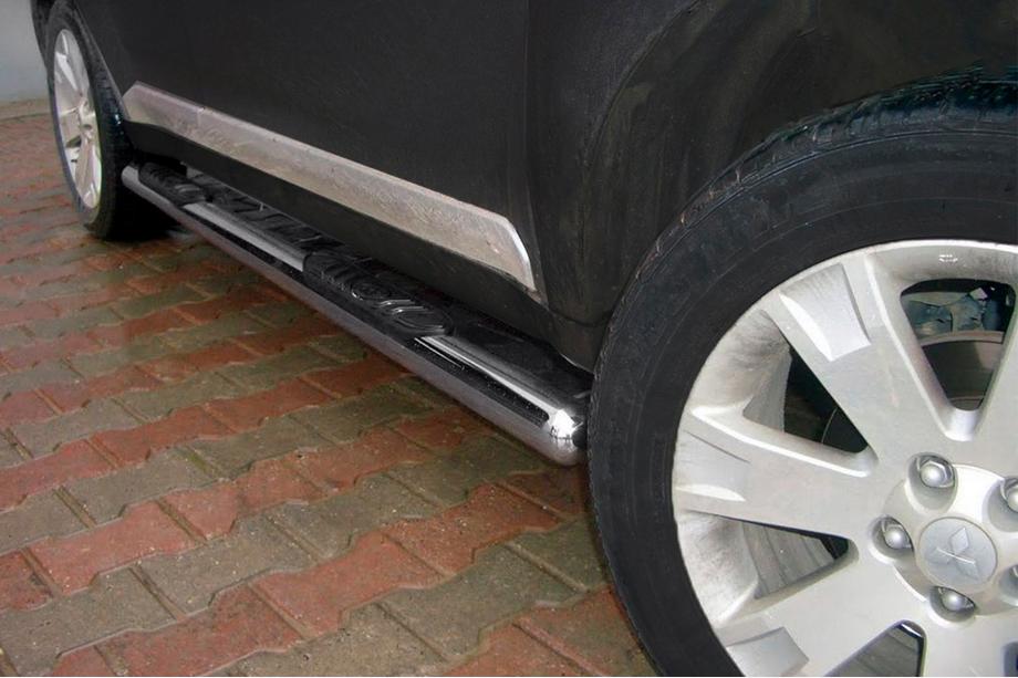 Nissan Murano 2008-2014 гг. Боковые трубы (2 шт., нержавейка) Image
