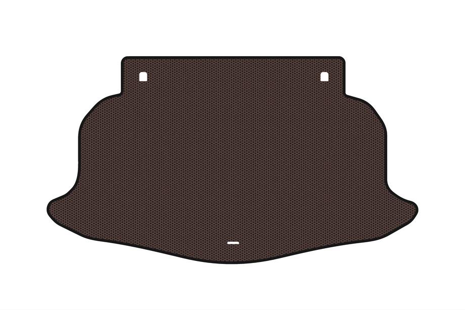 Geely Emgrand EC7 2009- гг. Резиновый коврик в багажник Carsuit (2009-2014, HB, 5-дверный, коричневый) Фото 1