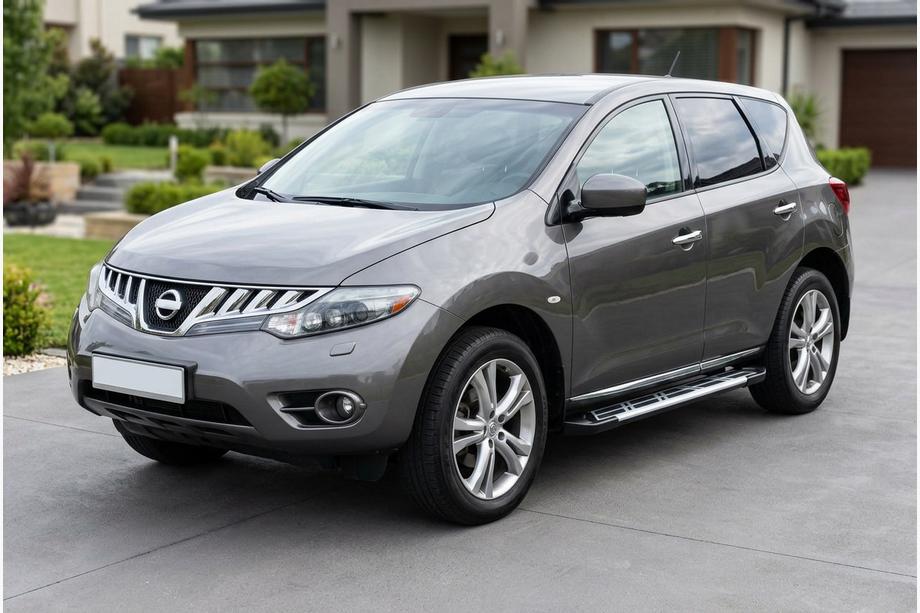 Nissan Murano 2008-2014 гг. Боковые Подножки Sunrise (2 шт., Алюминий) Image