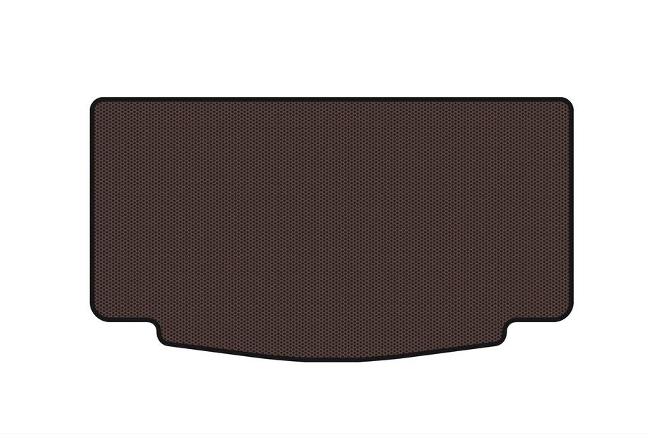 Hyundai I-10 2014-2017 гг. Резиновый коврик в багажник Carsuit (HB, коричневый) Image