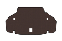 Lexus LS 2007-2017 гг. Резиновый коврик в багажник Carsuit (2007-2010, SD, Длинная база, коричневый) фото 1