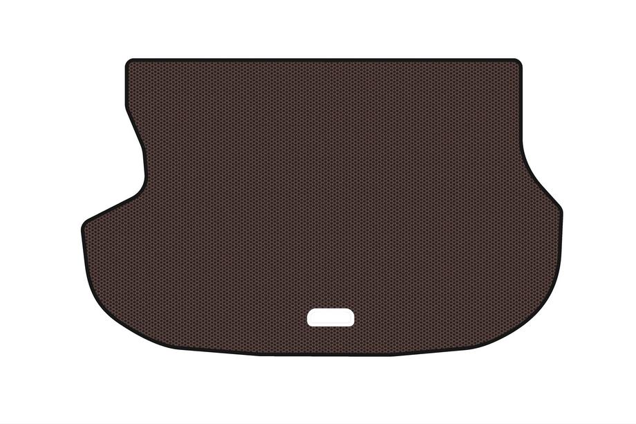 Mitsubishi Outlander 2001-2006 гг. Резиновый коврик в багажник Carsuit (Коричневый) Image