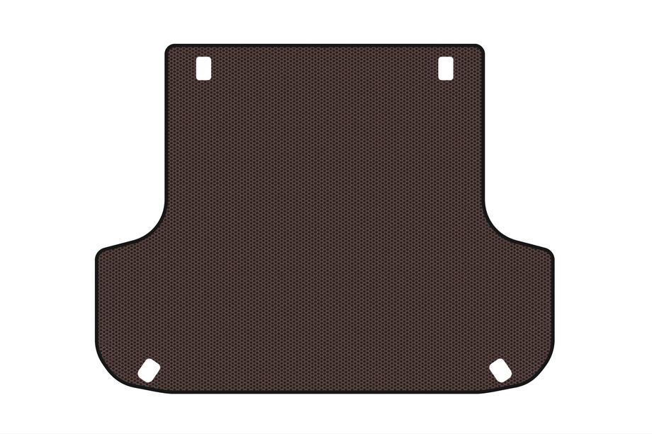 Mitsubishi Pajero Sport 1996-2007 гг. Резиновый коврик в багажник Carsuit (Коричневый) Image