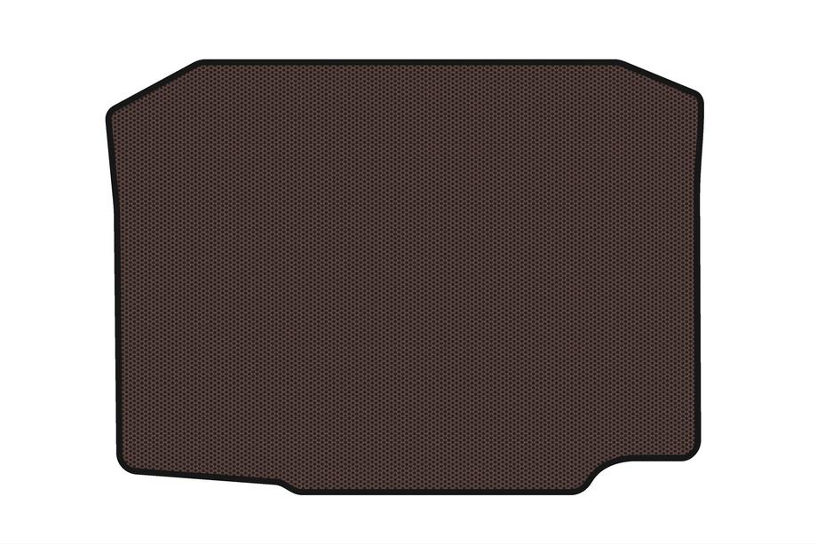 Seat Ibiza 2010-2017 гг. Резиновый коврик в багажник Carsuit (2010-2012, HB, 5-дверный, коричневый) Image