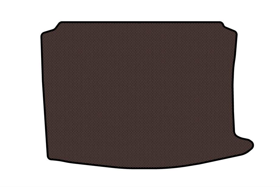 Seat Leon 1999-2005 гг. Резиновый коврик в багажник Carsuit (HB, 5-дверный, коричневый) Фото 1