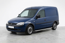 Opel Combo 2002–2012 гг. Боковые Подножки Maydos V1 (2 шт., Алюминий и Нержавейка) фото 1