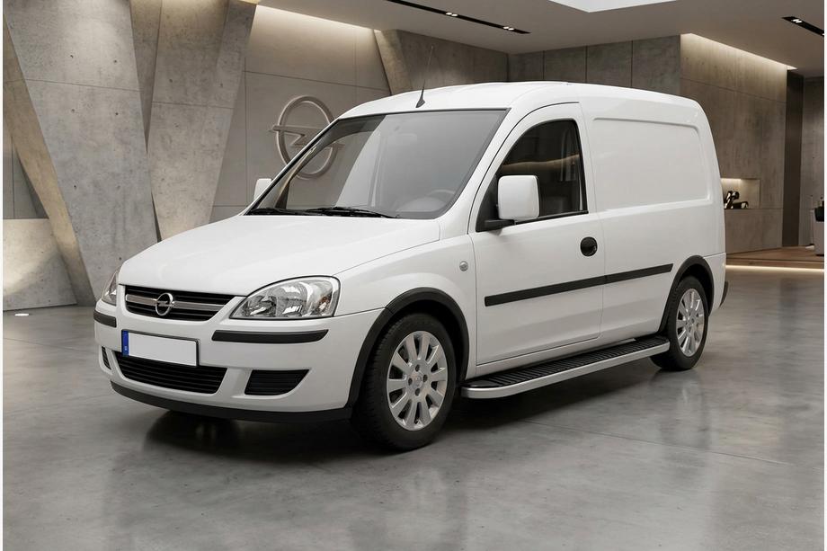 Opel Combo 2002–2012 гг. Боковые Подножки Tayga Grey (2 шт., Алюминий) Image