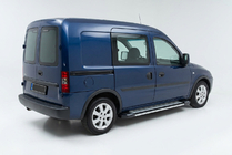 Opel Combo 2002–2012 гг. Боковые Подножки Rainbow (2 шт., Алюминий) фото 1