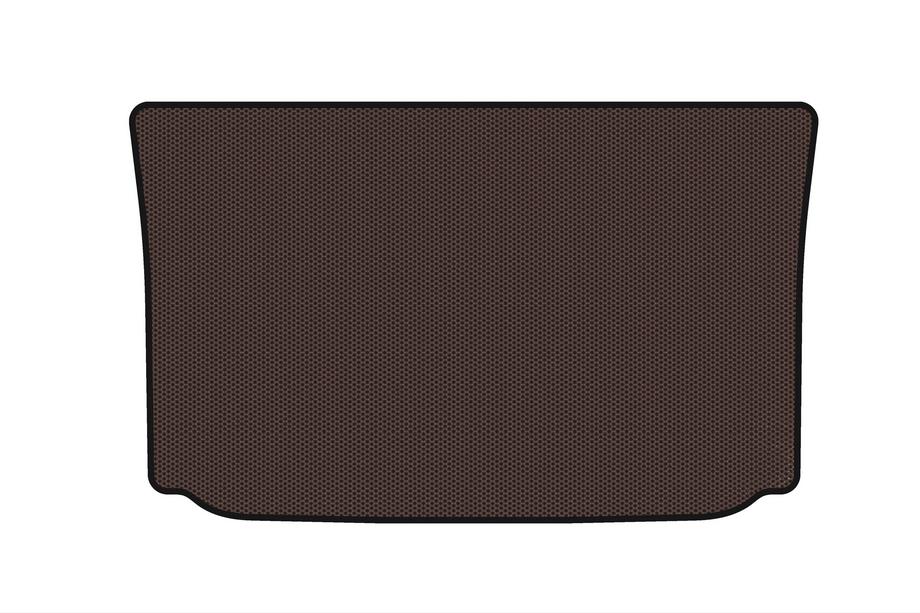 Ford Ecosport 2013-2022 гг. Резиновый коврик в багажник Carsuit (До рестайлинга, коричневый) Image