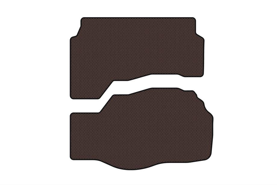 Ford Mondeo 2014-2022 гг. Резиновый коврик в багажник Carsuit (2014-2019, SD, Гибрид, Европа, коричневый) Image