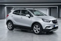 Opel Mokka 2012-2021 гг. Боковые Подножки Allmond Black (2 шт., Алюминий) фото 1