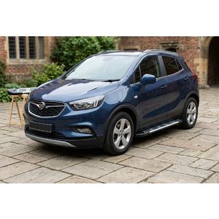Боковые Подножки Sunrise (2 шт., Алюминий) Opel Mokka 2012-2021 гг. фото 1
