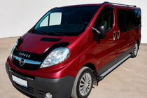 Opel Vivaro 2001–2015 гг. Боковые Подножки Rainbow (2 шт., Алюминий) фото 1