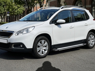 Peugeot 2008 2013-2019 гг. Боковые Подножки Rainbow (2 шт., Алюминий) фото 1