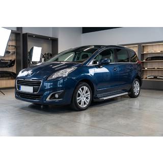 Боковые пороги Allmond Grey (2 шт., алюминий) Peugeot 5008 2009-2016 гг. фото 1