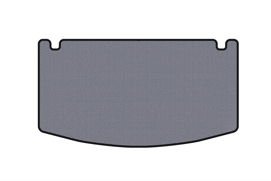 Kia Picanto 2004-2011 гг. Резиновый коврик в багажник Carsuit (2009-2011, HB, серый) Image